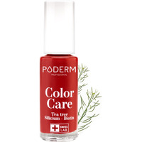 Poderm - Nail Polish - Enriched With Tea Tree - Improves Nail Appearance - Ingredients Natural/Vegan - Foot/Hand - Swiss Made (Red Allure)