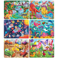 Wooden Puzzles For Kids Ages 4-6-8, 48 Piece Jigsaw Puzzles For Kids 3 4 5 6 7 8 Year Old, Toddler Children Preschool Puzzles Educational Toys For Boys And Girls