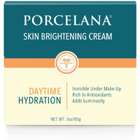 Porcelana Daytime Hydration Cream For Face & Body [Updated Formula] - Fades Dark Spots & Evens Skin Tone - For Sun & Age Spots, Acne Scarring, Melasma & Discoloration - Antioxidant Moisturizer (3 Oz)