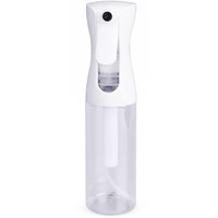 Vigor Path Continuous Water Mister Spray Bottle For Hair - Continuous Spray Nano Fine Mist Sprayer - Empty Spray Bottle - Reusable Beauty Spray Bottle - Cleaning, Hairstyling & Plants (Clear - 10Oz)