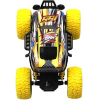 Toy Trucks For Boys Pull Back Cars For Toddlers, Alloy Toy Car Educational Toy Monster Trucks Inertia Car Toy For Boys Girls Toddler (Yellow)