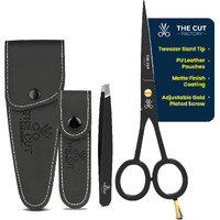 The Cut Factory- Hair Scissors And Barber Scissors Professional- 6 Inches Finest Stainless Steel Hair Cutting Scissors With Smooth Razor Edge Blades -Use For Salon & Personal Use