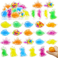 24Pcs Sea Animals Stress Balls,Squeeze Stretchable Fidget Balls,Valentines Day Gifts For Adults To Relax,Party Favor,Easter Gift