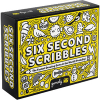 Six Second Scribbles Usa: The Frantically Fast, Fantastically Fun Drawing Game | A Family Friendly Party Game For Kids, Teens And Adults