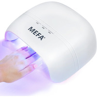 Mefa Uv Nail Lamp, 72W Uv Light For Gel Nails With 21Pcs Lamp Beads, 3 Timers Uv Dryer For Gel Nail Polish Polygel Fast Curing, Led Nail Lamp Professional Uv Light For Home Salon Nail Tools