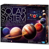 4M 3D Glow-In-The-Dark Solar System Mobile Making Kit - Diy Science Astronomy Learning Stem Toys Educational Gift For Kids & Teens, Girls & Boys