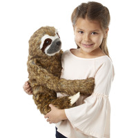 Melissa & Doug Lifelike Plush Sloth Stuffed Animal (12W X 14.5H X 9D In)