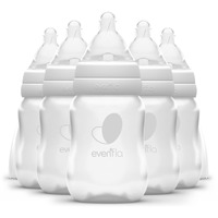 Evenflo Feeding Premium Proflo Venting Balance Plus Standard Neck Baby, Newborn And Infant Bottles - Developed By Pediatric Feeding Specialists - 4 Ounce (Pack Of 6)
