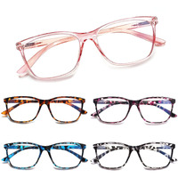 Sigvan Ladies Reading Glasses Blue Light Blocking Spring Hinge Fashion Pattern Print Eyeglasses For Women (Tortoiseshell, 1.75)