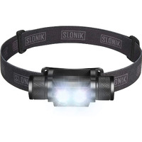 Slonik Headlamp Rechargeable - 1000 Lumen Led Usb Rechargeable Headlight - Ipx4 Waterproof Head Lamp With Bright 60 Ft Flashlight Beam - Hiking & Outdoor Camping Gear, Black