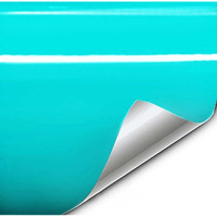 Vvivid+ Premium Vinyl Wrap Film (1.49Ft X 5Ft, Gloss Miami Teal)