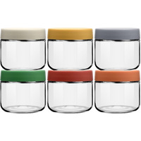 Eonjoe 10 Oz Glass Jars With Lids Meal Prep Portion Control Containers Pudding Yogurt Overnight Oats Salad Snack Cereal Candy Food Storage Cups Bowls Airtight