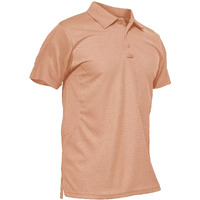 Magcomsen Golf Polos For Men Dry Fit Short Sleeve Polo Shirts Breathable Athletic Polo Shirts Rugby Shirt Apricot Xl