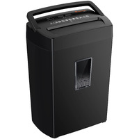 Bonsaii 12-Sheet Cross Cut Paper Shredder, 5.5 Gal Home Office Heavy Duty Shredder For Paper, Credit Card, Mail, Staples, With Transparent Window, High Security Level P-4 (C275-A)