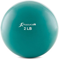 Prosourcefit Weighted Toning Exercise Balls For Pilates, Yoga, Strength Training And Physical Therapy, 2 Lb To 8 Lb, Color Coded