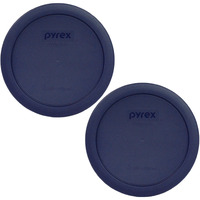 Pyrex 7201-Pc Blue 4-Cup Plastic Food Storage Lid, Made In Usa - 2 Pack