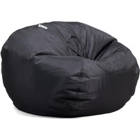 Big Joe Classic Bean Bag Chair, Black Smartmax, Durable Polyester Nylon Blend, 2 Feet Round