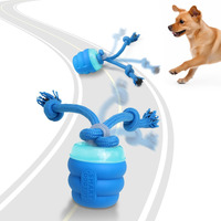 Giociv Interactive Dog Toys With Motion Activated, Squeaky Dog Toy Active Rolling Ball Wicked Ball For Daily Training