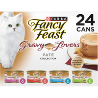 Purina Fancy Feast Gravy Lovers Variety Pack Feast Pate In Wet Cat Food Gravy - (Pack Of 1) 4.5 Lb. Boxes