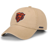 Foco Men's Chicago Bears-Khaki Cap Nfl Logo Casual Hat, Team Color