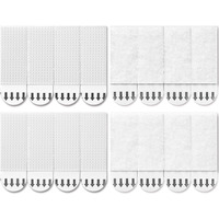 Picture Hanging Strips Heavy Duty,40-Pairs(80 Strips) Sticky Picture Hangers For Walls,Hanging Pictures Without Nail,Damage Free No Nails Refill Adhesive Poster Strips For Frame Mounting Strips,Small
