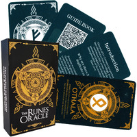 Han Yu Bowen Oracle Cards, Runes Tarot Cards,Dual Color Card,Tarot Cards Deck,Tarot Cards For Beginners,Tarot Cards With Meanings On Them