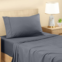 Utopia Bedding Twin Xl Sheet Sets - Brushed Microfiber - Soft Bed Sheets For Twin Xl Bed - Includes 1 Fitted, 1 Flat, & 1 Pillow Case - Deep Pocket (Grey)