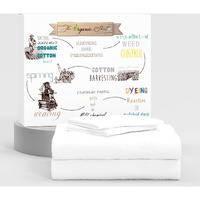 Supreme Elegance Queen Size Sheet Set, 100% Cotton Snow White Bed Sheets Set, Deep Pockets Percale Sheets, Easy Fit, Cooling Bed Sheets For Queen Size Bed