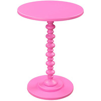 Convenience Concepts Palm Beach Spindle Table, Pink