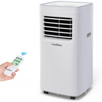 Coolblus Portable Air Conditioner,12000 Btu Portable Ac Up To 550 Sq,3 In 1 With Remote Control,Sleep Mode, Windows Kit,Brush,White
