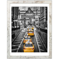 Finefrarm 12X16 Frames Display 11X14 Picture With Mat Or 12 X 16 Photo Without Mat Rustic Style Picture Frame Wall Art For Living Room Wall Mounting Decor