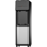 Euhomy Top Loading Water Dispenser, Hot And Cold Water Cooler For 3 Or 5 Gallon Bottles,Child Safety Lock,Water Cooler Dispenser For Kitchens, Offices And More - Black