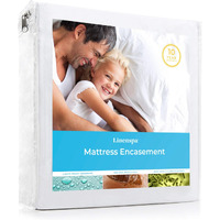 Linenspa Zippered Mattress Encasement - Waterproof & Bed Bug Proof - Premium Noiseless & Absorbent Cover - Dorm Room Essentials - Twin Xl, White