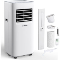 Coolblus Portable Air Conditioners,10000 Btu Air Conditioner Cools Up To 450 Sq. Ft. 3 In 1 Portable Ac With Remote Control,24H Timer, Smart Sleep Mode,Window Installation Kit & Filter Cleaning Brush