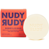 Nudy Rudy Natural Ingredient Bar Soap Organic Shea Butter Soap Bar | Moisturizing Body Soap Bar For Men & Women | No Harsh Ingredients | Berrylicious | Single Bar | 4.2 Oz