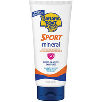Banana Boat Sport Mineral Sunscreen Spf 50, 5Oz | Zinc Oxide Sunscreen Lotion, Banana Boat Sunscreen Spf 50, Sunblock, Spf 50 Sunscreen, Sport Sunscreen, Banana Boat Mineral Sunscreen, 5Oz