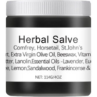 Organic Herbal Salve 4Oz - Comfrey Organic Herbal Salve(1Pcs)