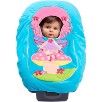 Car Seat Cuties, Baby Car Seat Cover, Stretchy Universal Fit Infant Car Seat Carrier Cover For Baby Boys And Girls, Soft & Warm Baby Blanket Style Car Seat Cover, Infant Costume (Pirate)