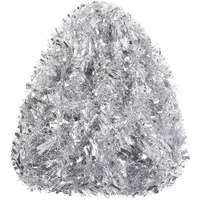 Fushenmu 32.8 Ft Christmas Tinsel Garland,Shiny Silver Hanging Metallic Twist Garland For Xmas Tree Decorations Wedding Party Supplies