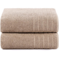 Casa Platino Oversized Bath Sheet Towels, 2 Pack Bath Sheet(36""X 72""), 100% Ring Spun Cotton Bath Sheets, Lightweight Bath Sheet Set, Quick Dry Bath Sheets, Soft Bath Sheet Towel - Tawny Brown