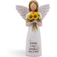 Acowspt Sunflower Gifts For Women, Sunflower Gift, Gifts For Sunflower Lovers, Sunflower Gifts For Mom, Sunflower Decorations For Home, Sculpted Hand-Painted Figure