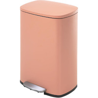 Paylesshere 13 Gallon (50L) Trash Can Kitchen Stainless Steel Trash Can Trash Can With Lid Removable Inner Bucket Foot Pedal Soft Close For Office Home Kitchen Garbage Can Trash Bin