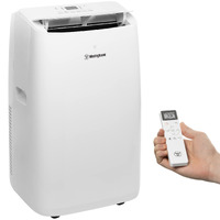 Westinghouse 14,000 Btu Air Conditioner Portable For Rooms Up To 700 Square Feet, Portable Ac With Home Dehumidifier, Smart App, 3-Speed Fan, Programmable Timer, Remote Control, Window Kit, White