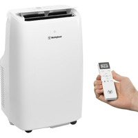 Westinghouse 10,000 Btu Air Conditioner Portable For Rooms Up To 450 Square Feet, Portable Ac With Home Dehumidifier, Smart App, 3-Speed Fan, Programmable Timer, Remote Control, Window Kit, White
