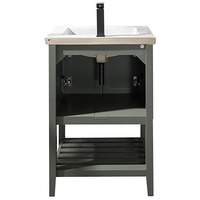 Legion Furniture 24-Inch Kd Pewter Green Sink Vanity