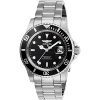 Invicta Men's Pro Diver Quartz Watch With Stainless Steel Strap, Silver, 20 (Model: 26970)
