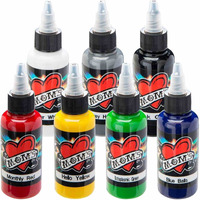 Millennium Moms Tattoo Ink Set C .5 Ounce 7 Bottle