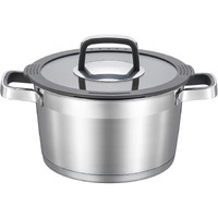Marskitop 3 Quart Stock Pot, Stainless Steel Pot Small Pasta Pot Soup Pot, Heavy Duty Induction Stockpot With Lid And Double Handle