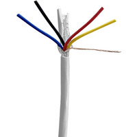 18/4 Awg Shielded Cnc Wire (50Ft) - Flexible Stranded Shielded 18-Gauge 4-Conductor Cable For Stepper Motors, Cnc Machines, Nema Motors, Vfd Spindles, Cnc Routers, 3D Printers And More!