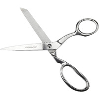 Fiskars Forged Scissors - 8"" Stainless Steel - Paper And Fabric Scissors For Office, Arts, And Crafts - Silver